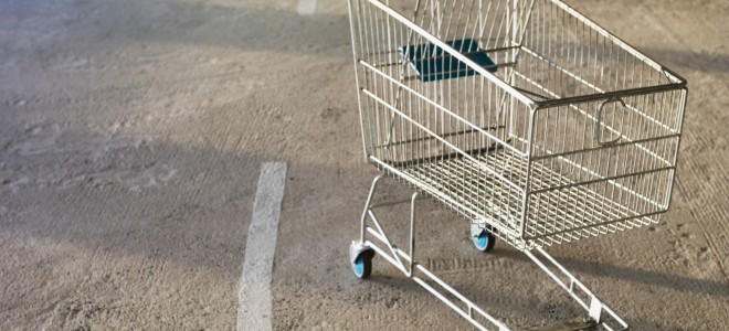 abandoned shopping cart