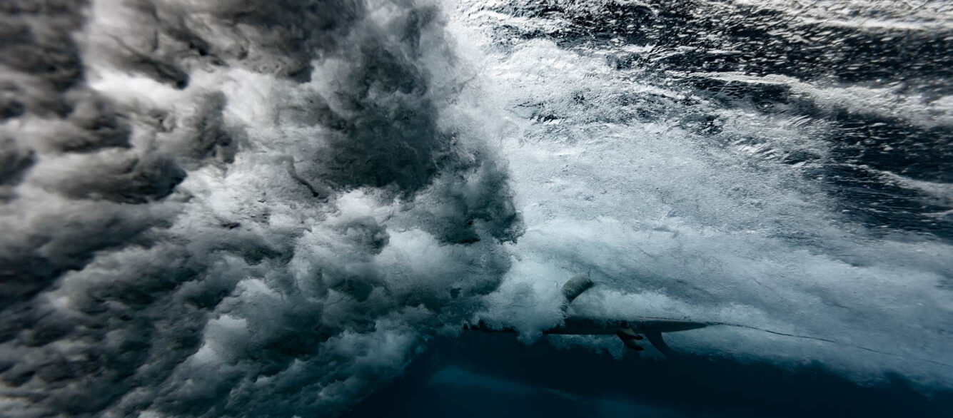 Maldives, Under water view of wave, underwater shot Maldives, Under water view of wave, underwater shot