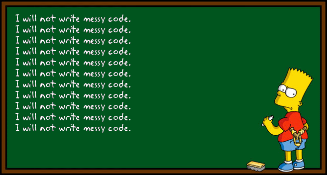 writing bad code