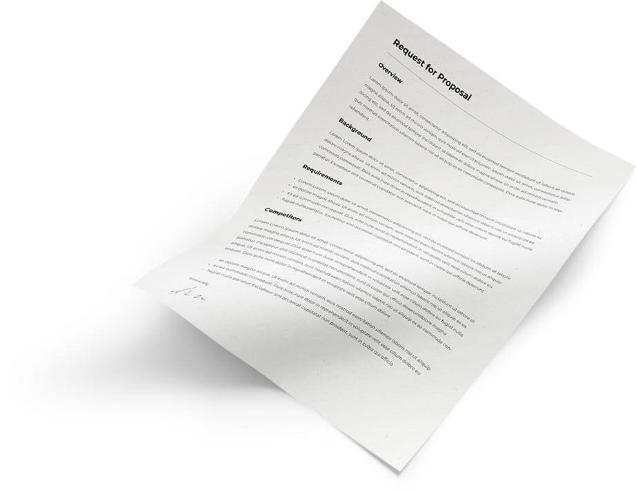 Request for Proposal image