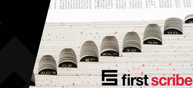first scribe blog post definitions
