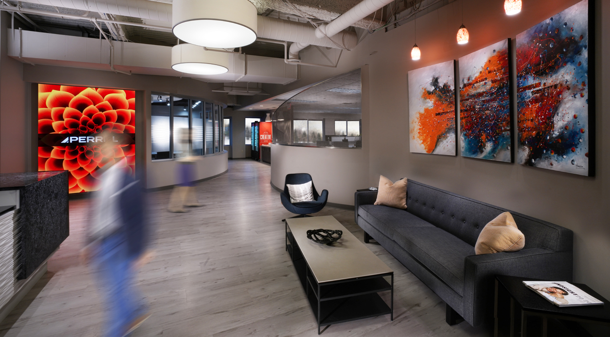 Perrill Office Lobby Perrill Office Lobby