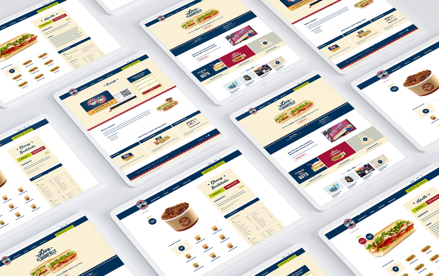 E&G’s Website Collage