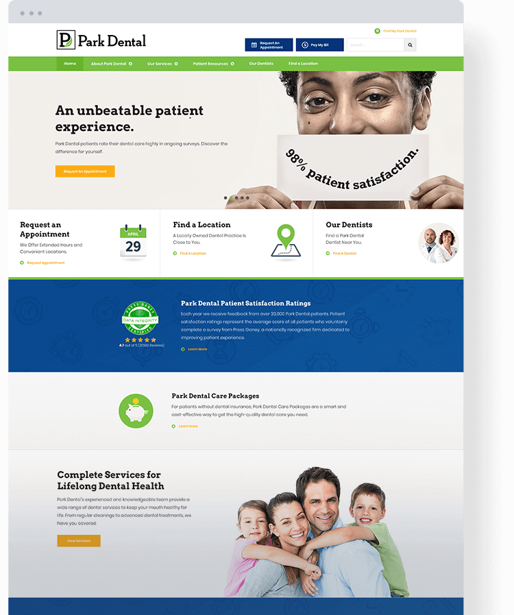 Park Dental Homepage Park Dental Homepage