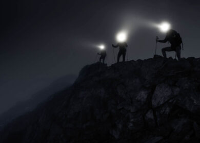 Light beams on mountain ridge 2021 Explorers