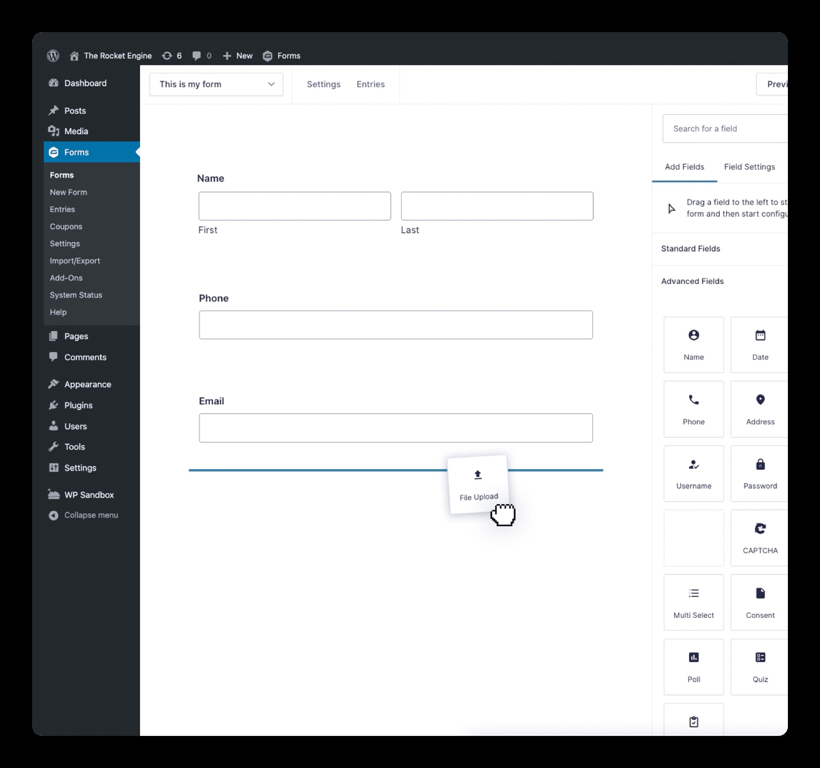 form plugin